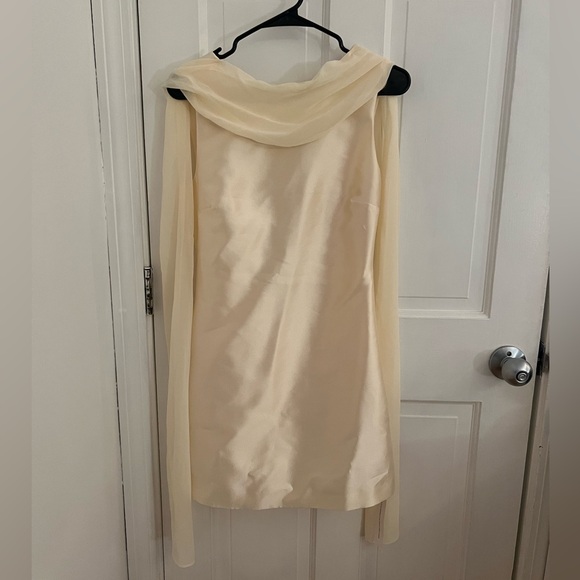 Reformation Ecru Dress Champagne - Size 4 - Picture 7 of 9